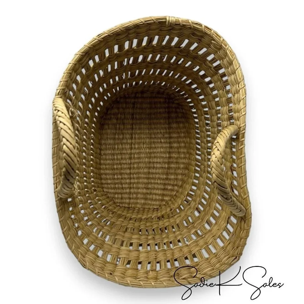 Threshold Studio McGee Novelty‎ Tote Basket with Handles - Woven Seagrass